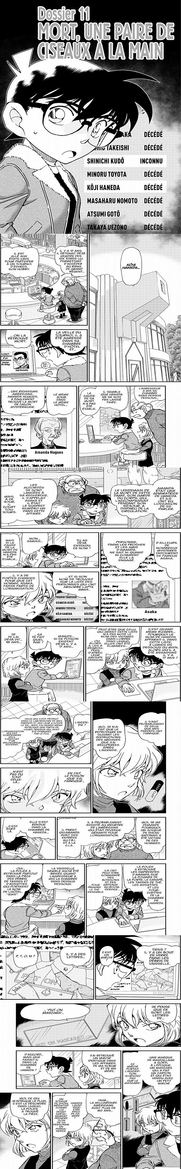 Read Detective Conan FRANCAIS Manga Online