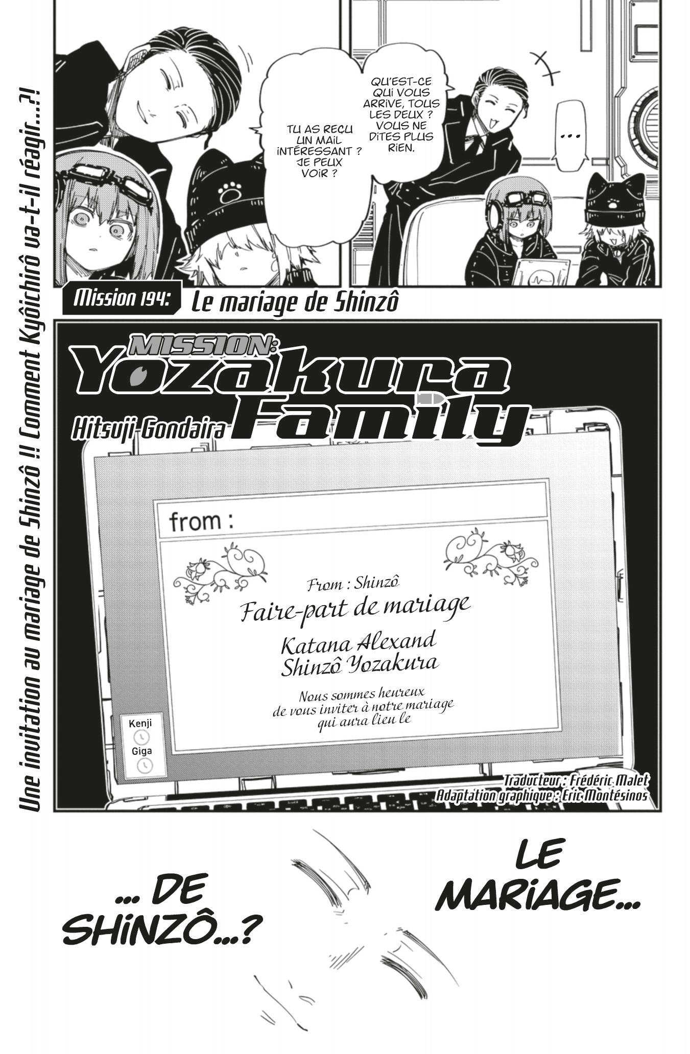 Read Mission Yozakura Family FRANCAIS Manga Online