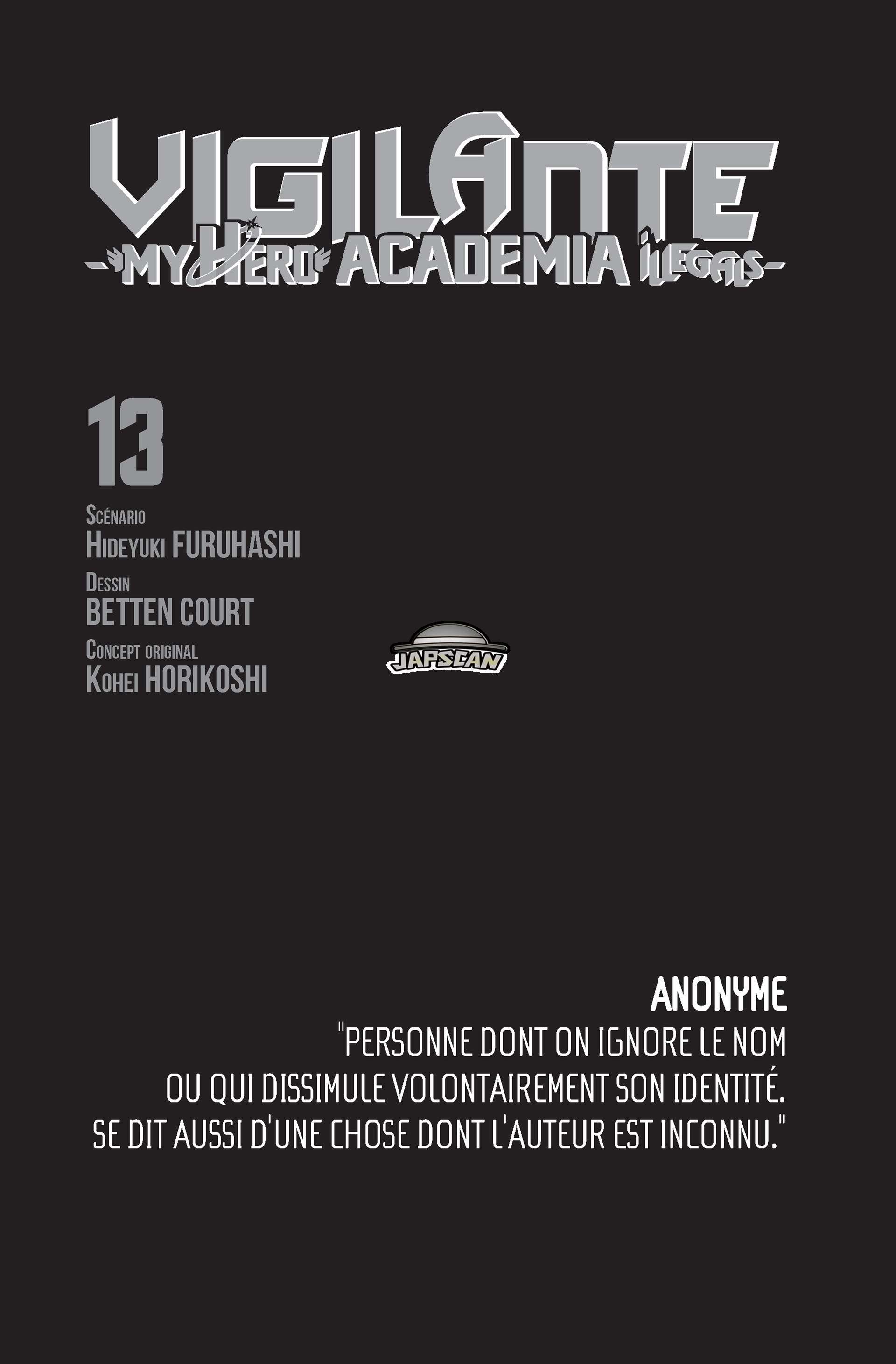 Read My Hero Academia Vigilantes FRANCAIS Manga Online