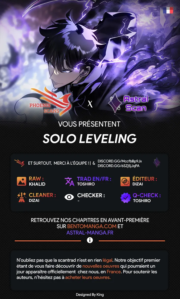 Read Solo Leveling FRANCAIS Manga Online
