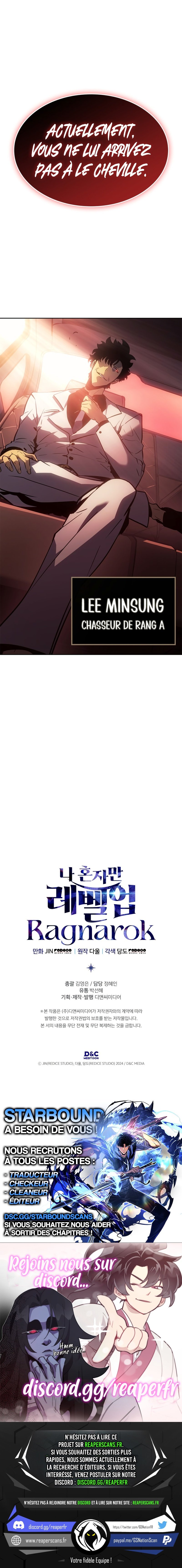 Read Solo leveling Ragnarok FRANCAIS Manga Online
