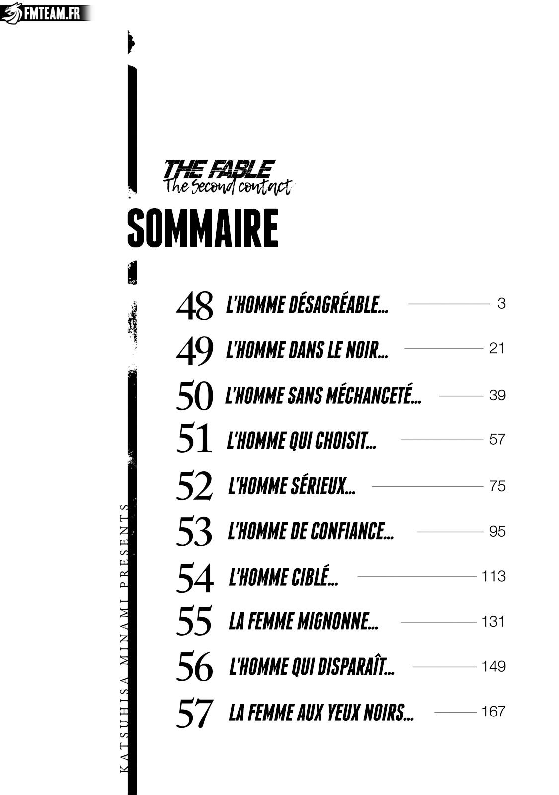 Read The Fable The Second contact and The Third Secret FRANCAIS Manga Online