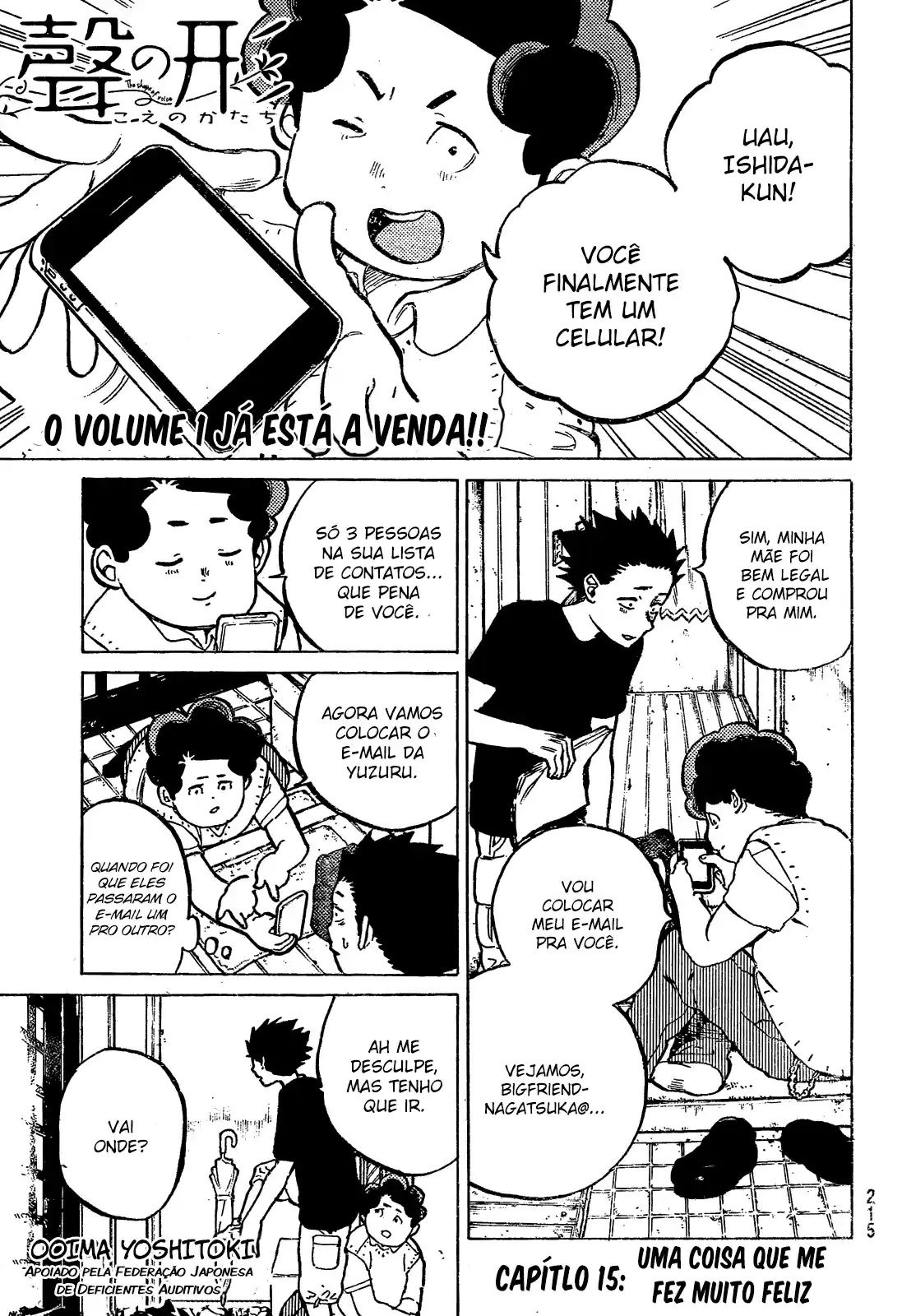 Read A Silent Voice Português Manga Online