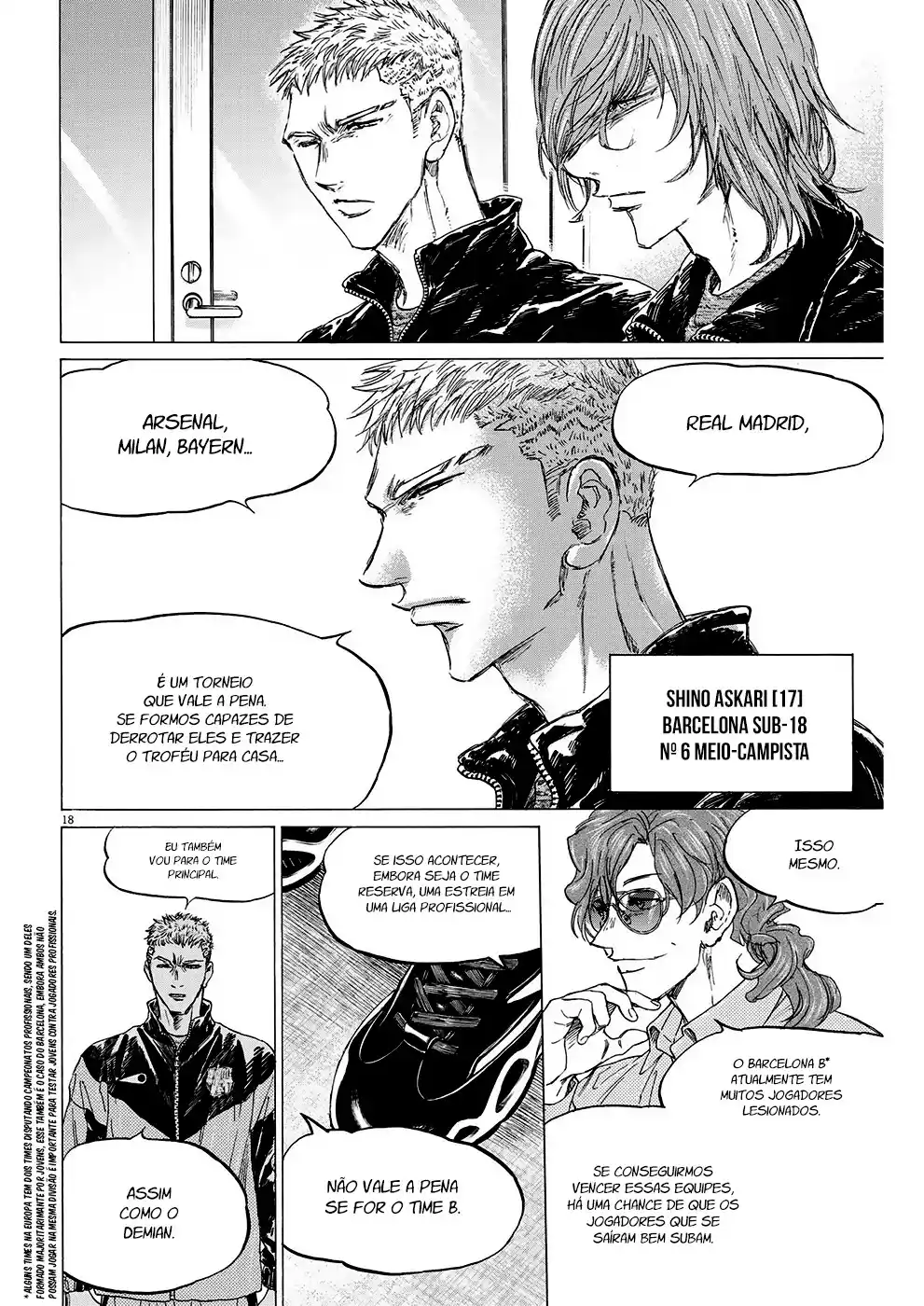 Read Ao Ashi Português Manga Online