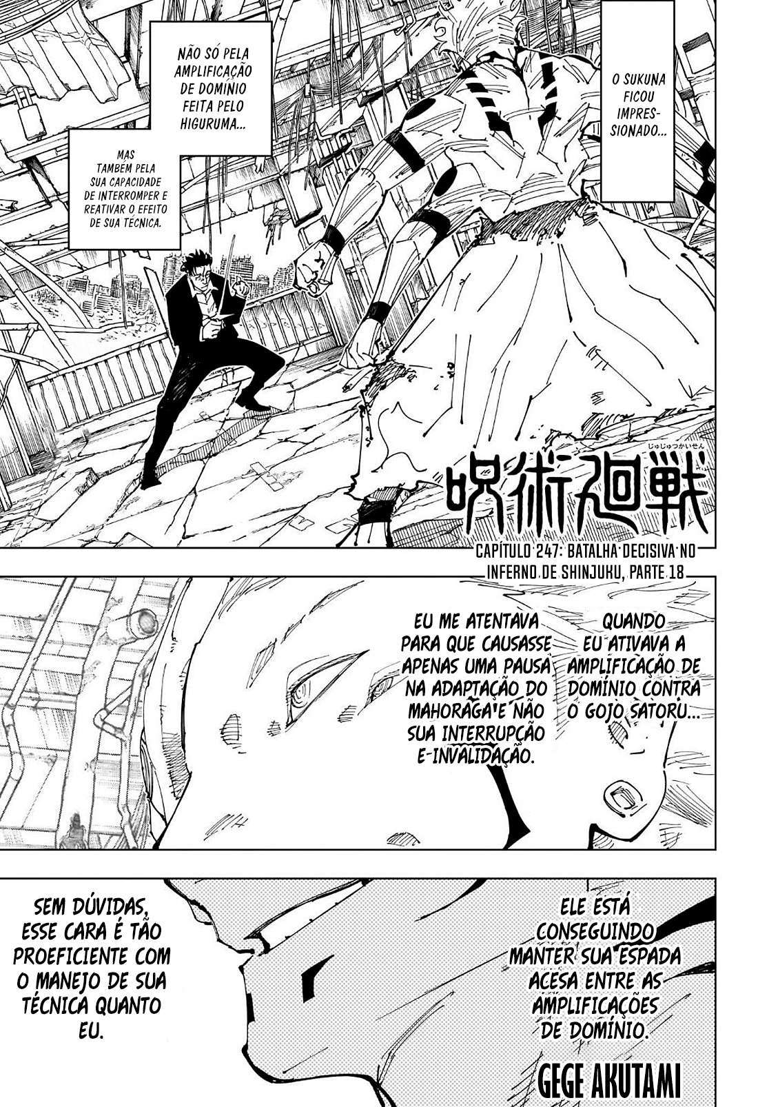 Read Jujutsu Kaisen Português Manga Online