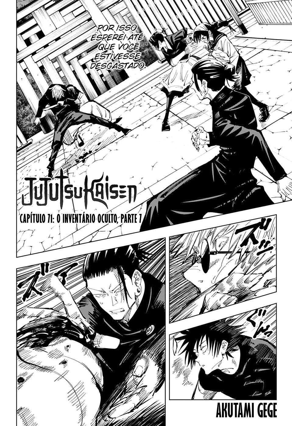 Read Jujutsu Kaisen Português Manga Online
