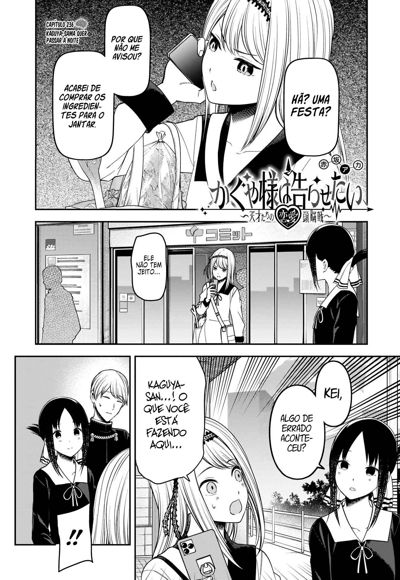 Read Kaguya-sama_ Love Português Manga Online