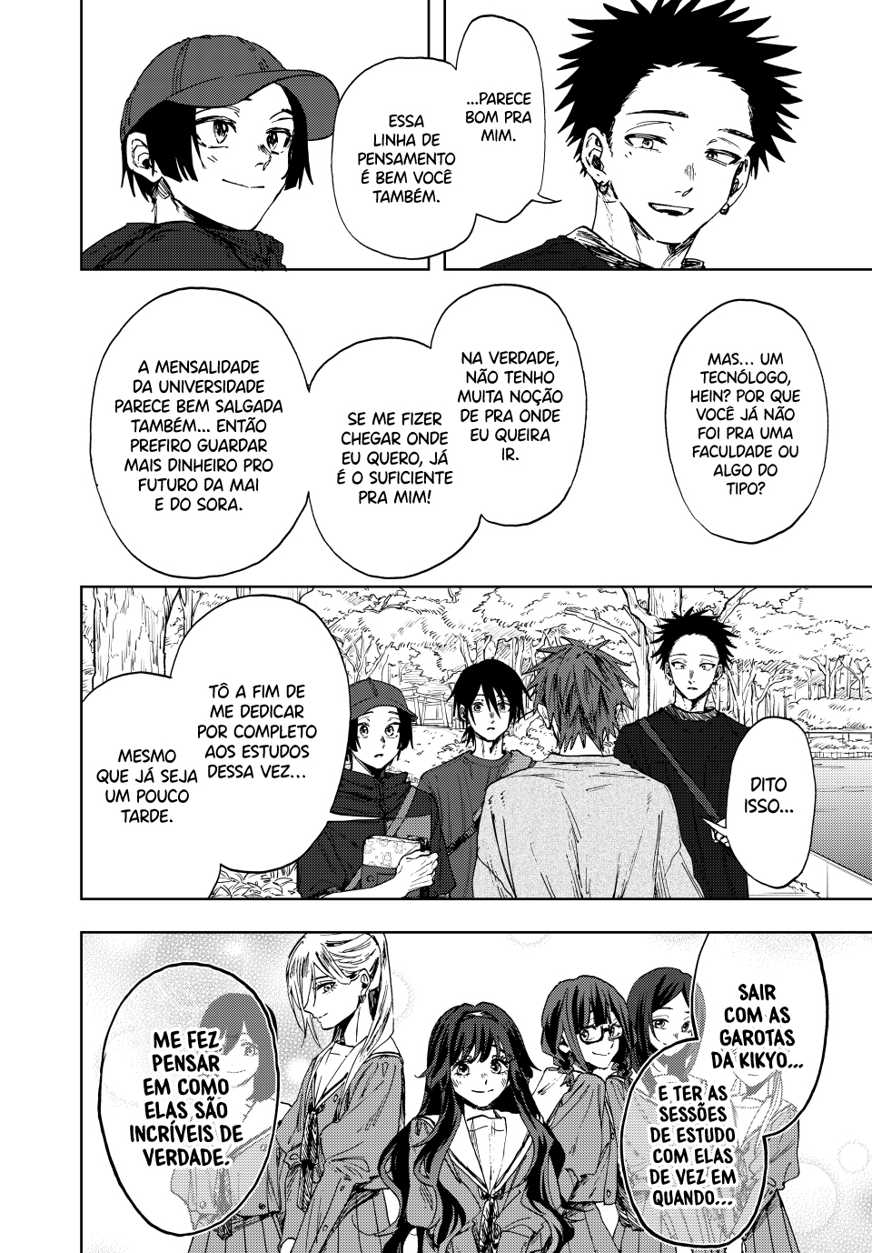 Read The Fragrant Flower Blooms with Dignity Português Manga Online