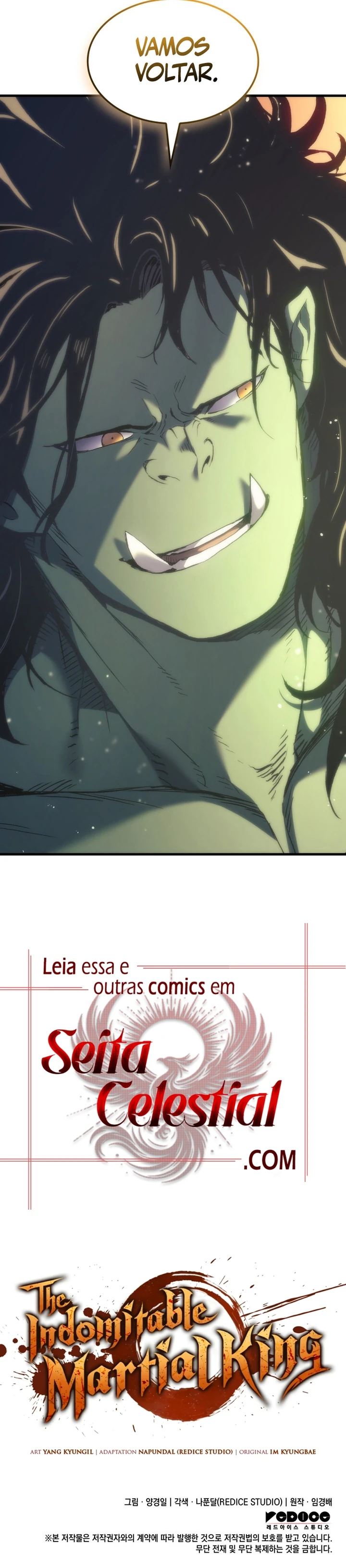 Read The Indomitable Martial King Português Manga Online