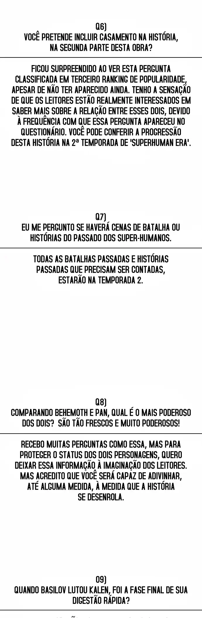 Read The Superhuman Era Português Manga Online