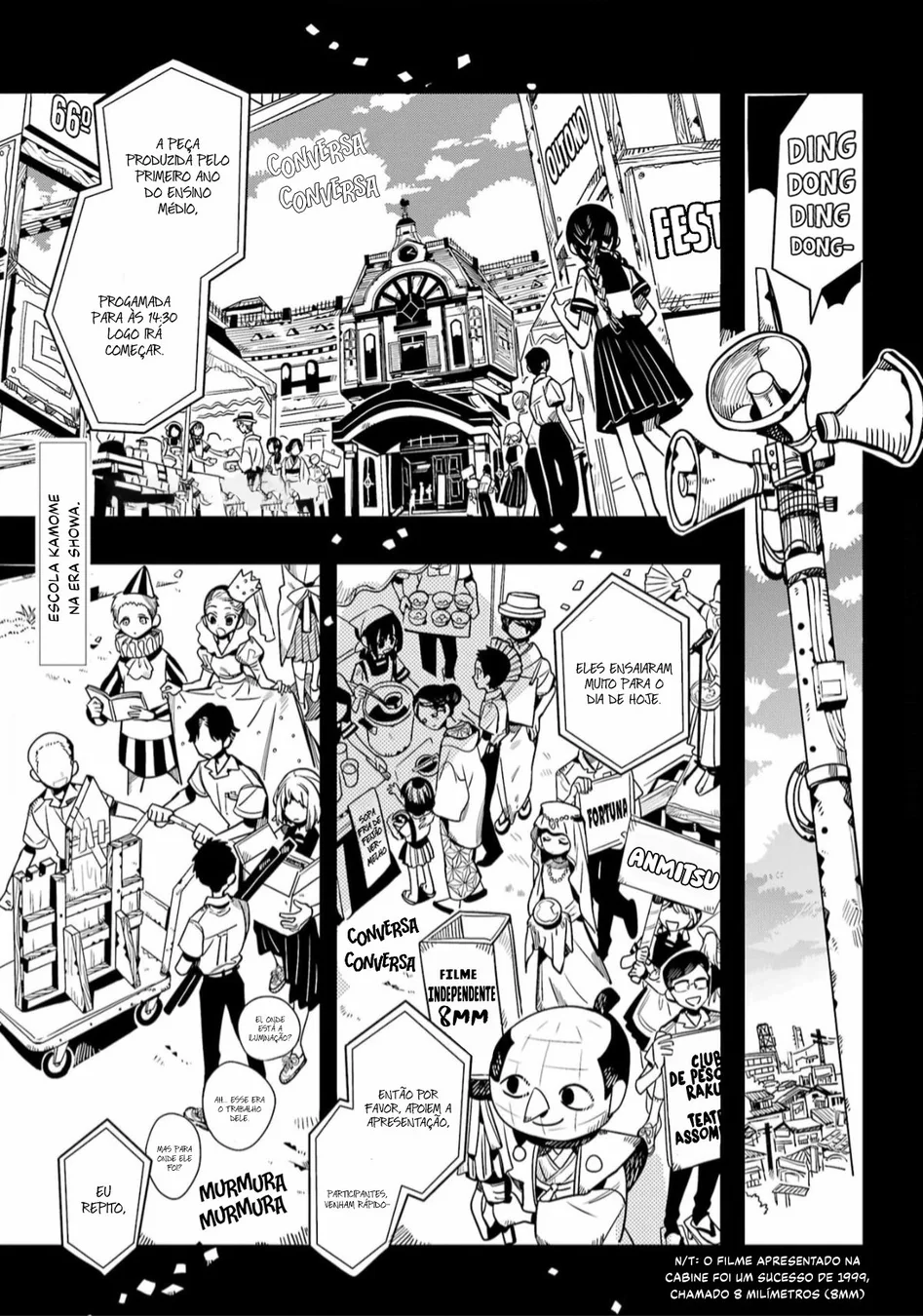 Read Toilet-bound Hanako-kun Português Manga Online