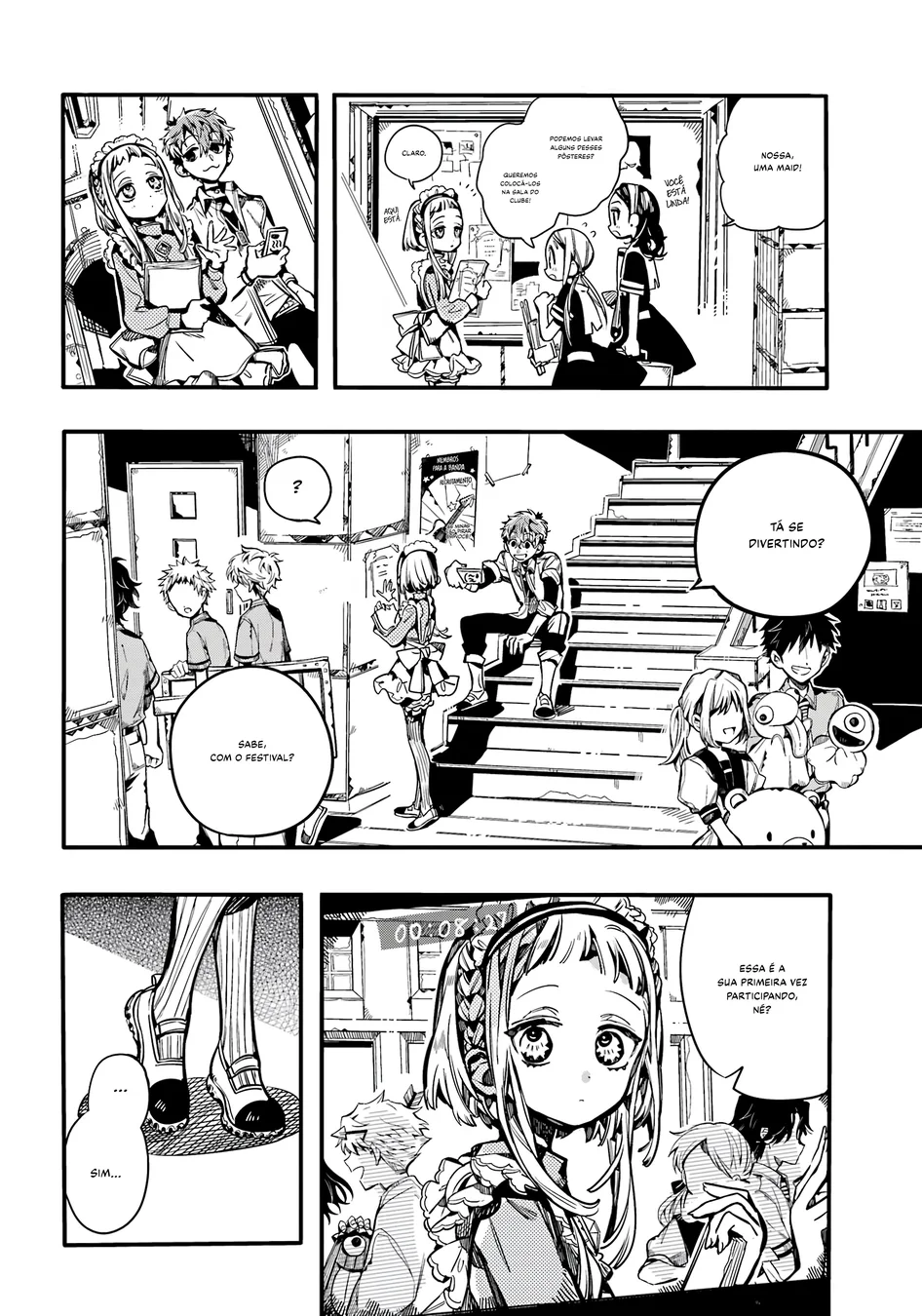 Read Toilet-bound Hanako-kun Português Manga Online