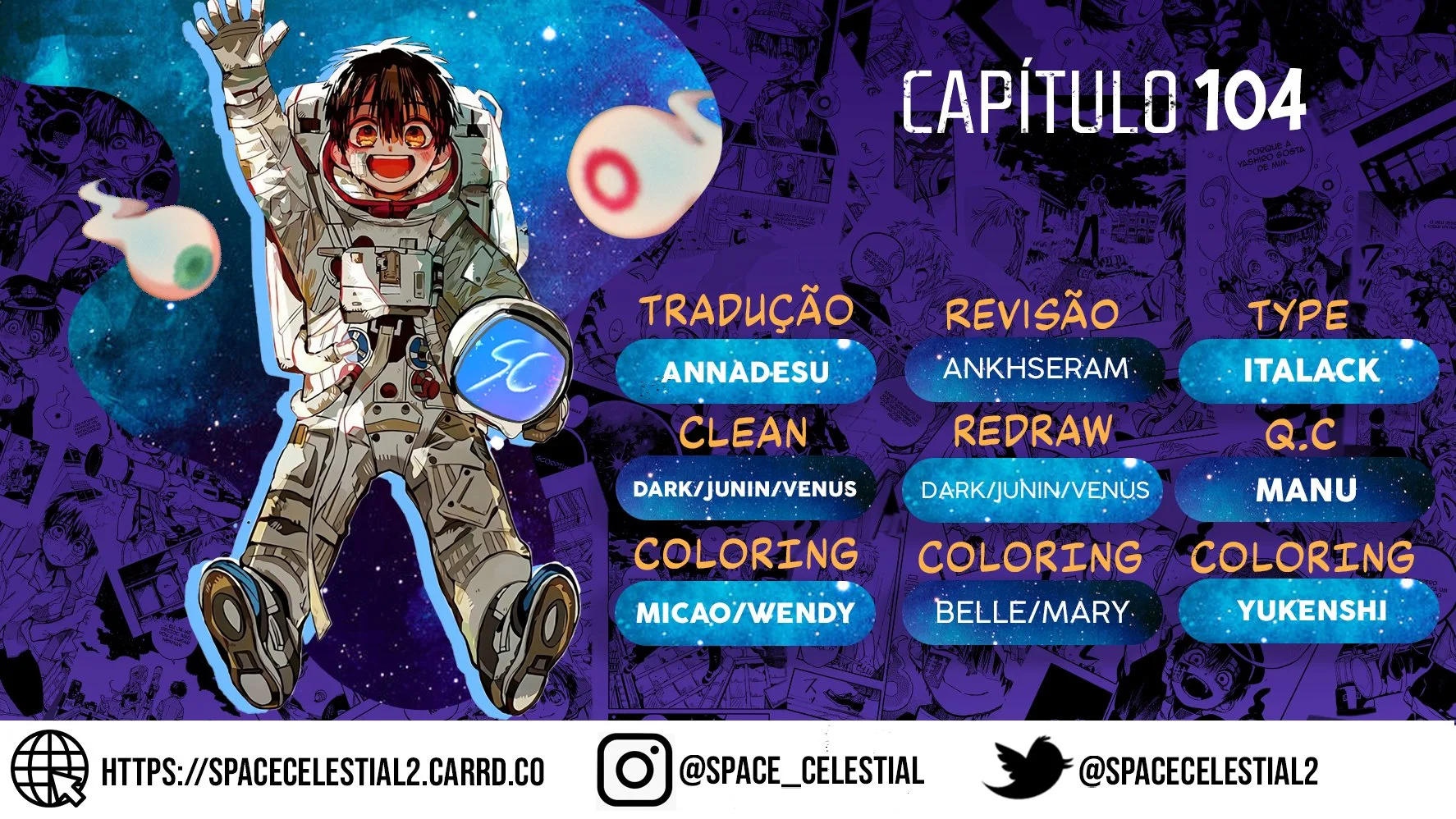 Read Toilet-bound Hanako-kun Português Manga Online