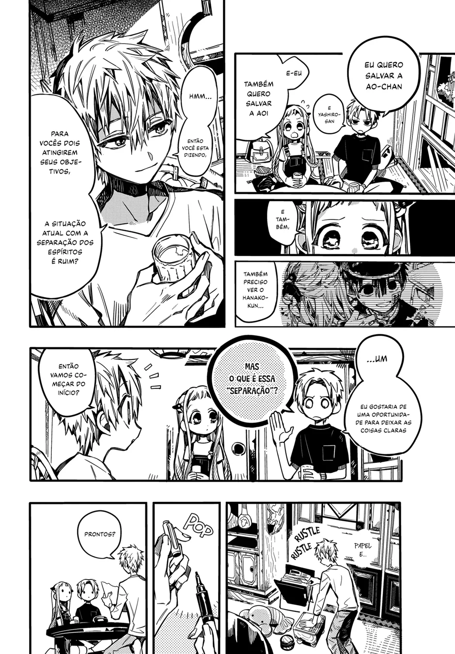 Read Toilet-bound Hanako-kun Português Manga Online