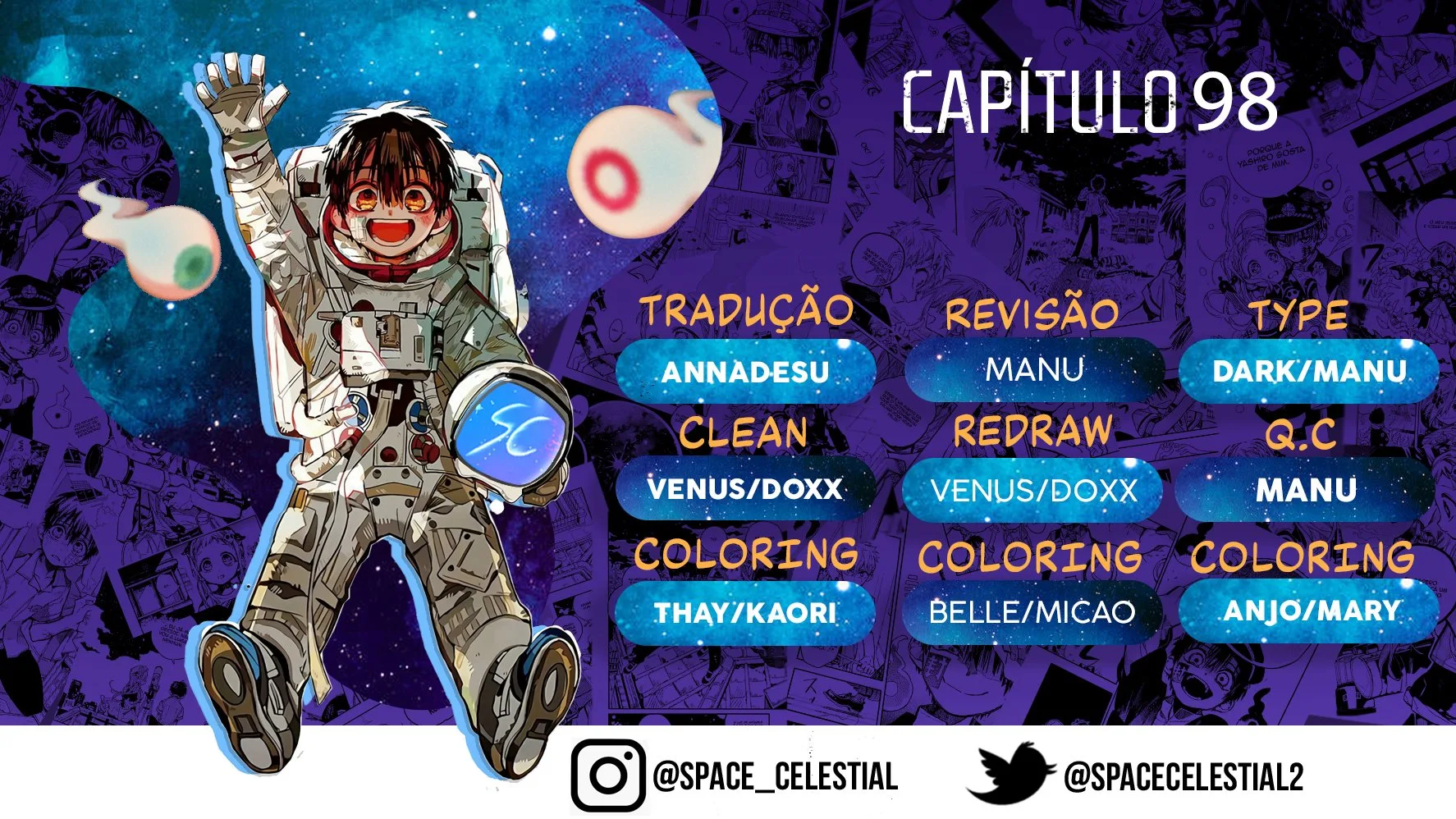 Read Toilet-bound Hanako-kun Português Manga Online